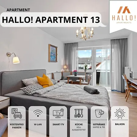 Hallo!-apartments - Ideal Fuer Geschaeftsreisende, Monteure Und Feriengaeste Apartamento *