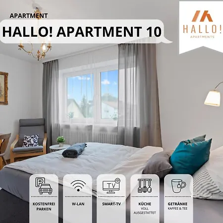 Hallo!-apartments - Ideal Fuer Geschaeftsreisende, Monteure Und Feriengaeste Apartamento Bad Wörishofen