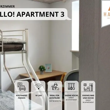Hallo!-apartments - Ideal Fuer Geschaeftsreisende, Monteure Und Feriengaeste Bad Wörishofen