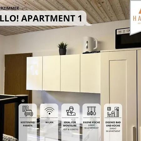 Hallo!-apartments - Ideal Fuer Geschaeftsreisende, Monteure Und Feriengaeste * Bad Wörishofen