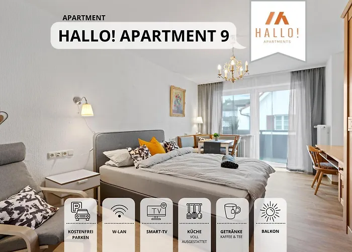 Apartman Hallo!-apartments - Ideal Fuer Geschaeftsreisende, Monteure Und Feriengaeste *