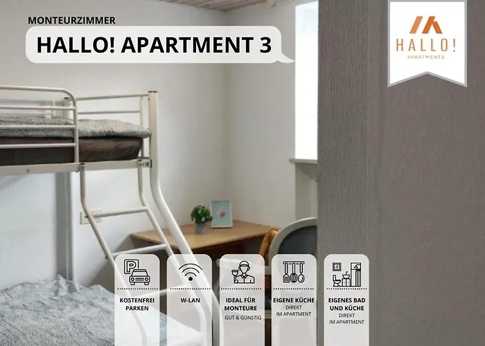 Hallo!-apartments - Ideal Fuer Geschaeftsreisende, Monteure Und Feriengaeste Bad Wörishofen