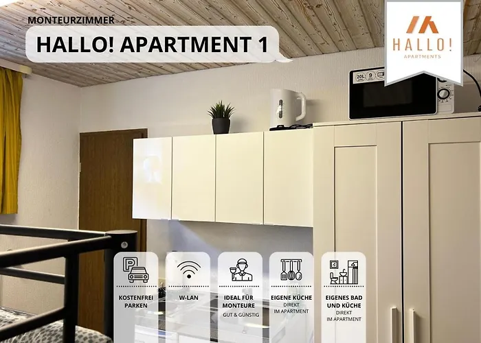 Hallo!-apartments - Ideal Fuer Geschaeftsreisende, Monteure Und Feriengaeste * Bad Wörishofen