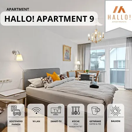 Apartment Hallo!-apartments - Ideal Fuer Geschaeftsreisende, Monteure Und Feriengaeste *